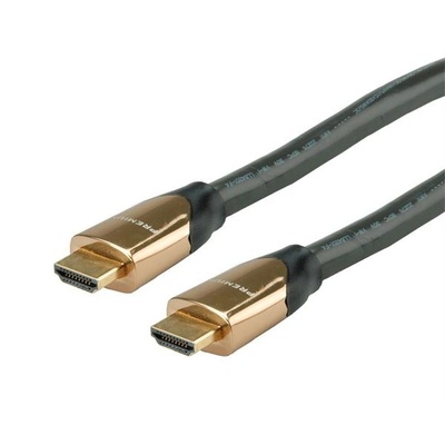 Roline HDMI Premium с високоскоростен Ethernet (HDMI2.0) UltraHD, M/M, 7, 5 м кабел (11.04. 5805-5) (11.04. 5805-5) (11.04.5805-5)