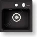 Pyramis 70168201 - Мивка CAMEA MINI 40x40 см гранит, черна (PY0031) Мивка за вграждане
