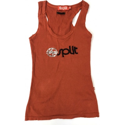 Split LOGO STONE TANK Orange