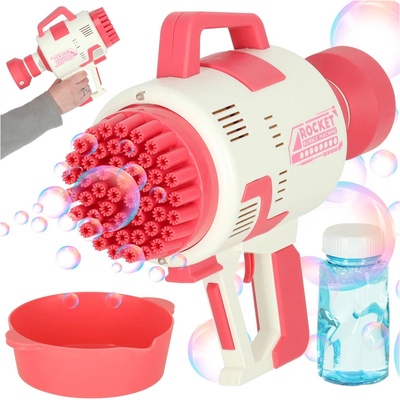 KIK KX4893 Bublinková pistole Bubble Machine růžová