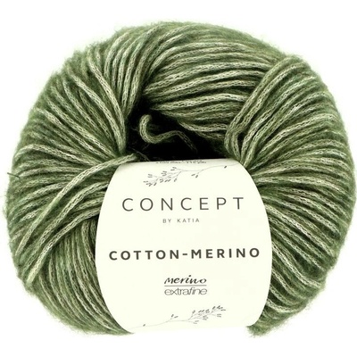Katia Cotton Merino 122 tmavě zelená