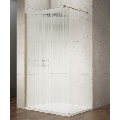 GELCO - VARIO GOLD jednodielna sprchová zástena na inštaláciu k stene, sklo nordic, 1200 mm GX1512-08