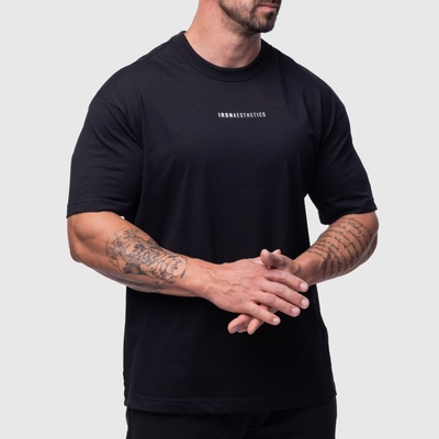 Iron Aesthetics Oversized tričko Vibe Tee černá