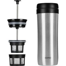 Espro Travel French Press 300 ml nerez