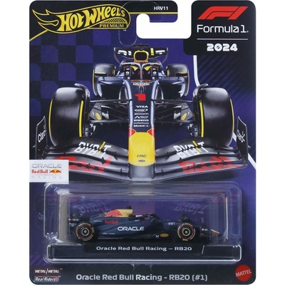 Mattel Formula 1 Hot Wheels Premium Kov. Vehicle Oracle Red Bull Racing RB20 1 Max Verstappen 2024 1:64