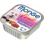  Кучешка храна в консерва Monge Fruit Chicken& Raspberries - 0.1кг