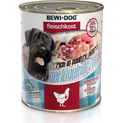 Bewi Dog bohaté na hydinové srdce 400 g