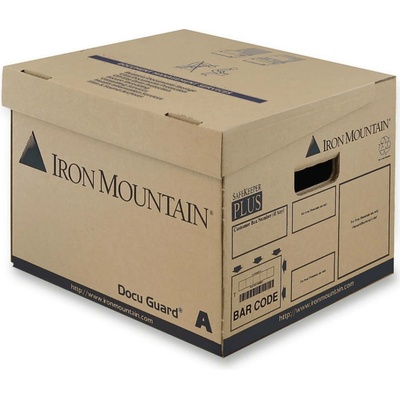 Iron Mountain DG/01A archivační krabice, 360 x 255 x 305 mm hnědá