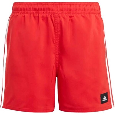 Adidas 3-Stripes Swim Shorts Red