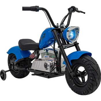 Ramiz Elektrická motorka Chopper Warrior modrá