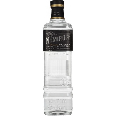 Nemiroff Vodka De Luxe 40% 1 l (čistá flaša)