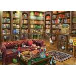 Ravensburger - Puzzle Cozy library - 1 000 piese