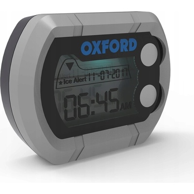 OXFORD hodiny a teplomer DIGICLOCK OX562 silver