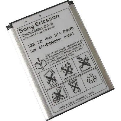 Sony Ericsson Батерия за мобилен телефон sony ericsson bst-36 (bst-36)