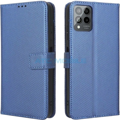 Pouzdro Shield4U T Phone Pro 5G 2023 Diamond Texture otevírací modré