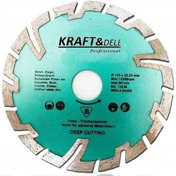 Kraft&Dele Диамантен диск за рязане 125mm KD928 (KD928)