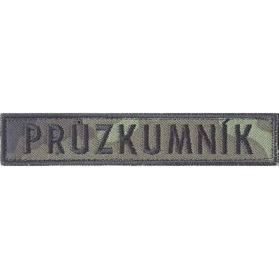 NAVYS nášivka „PRŮZKUMNÍK“ s suchým zipsom – vz. 95, les CZ