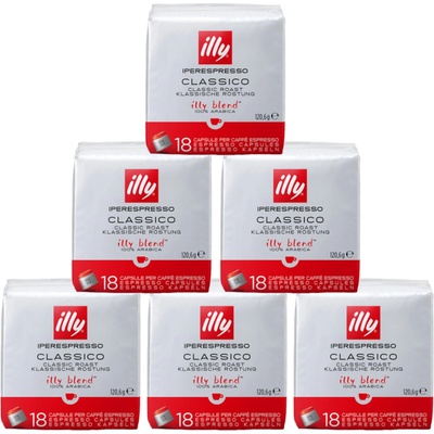 Illy IperEspresso Classico 6 x 18 kusov