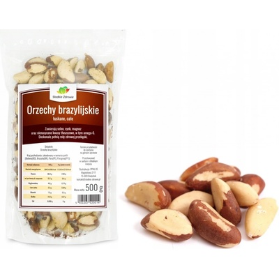 Słodkie Zdrowie Brazílske orechy celé orechy 500 g