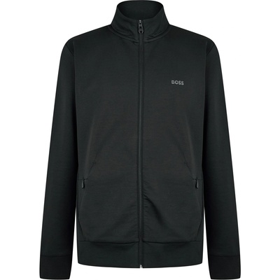 HUGO BOSS Суичър Boss Men's Skaz Full-Zip Fleece Hoodie High Neck Design - Black 001