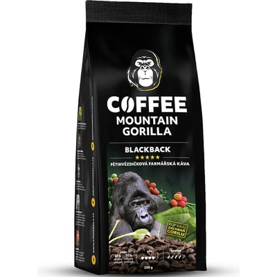 Mountain Gorilla COFFEE Blackback espresso směs 250 g
