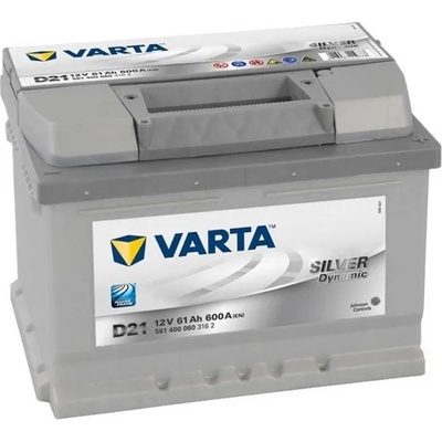 VARTA D21 Silver Dynamic 61Ah EN 600A right+ (561 400 060)