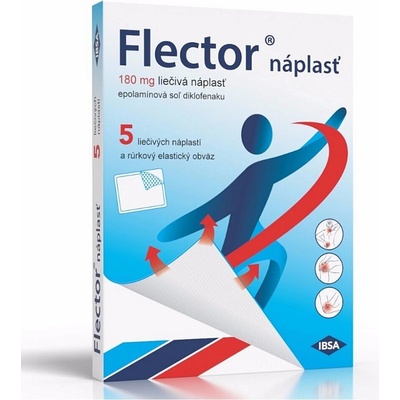 FLECTOR Liečivá náplasť 5 ks