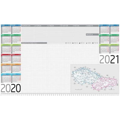 Spektrum Grafik Podložka farebná s mapou 20-listová 59,5 x 42 cm 2025