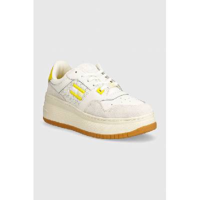 Маратонки Tommy Jeans TJW RETRO BASKET FLATFORM MIX в бяло EN0EN02654 (EN0EN02654)