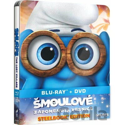 Šmoulové: Zapomenutá vesnice BD+DVD steelbook