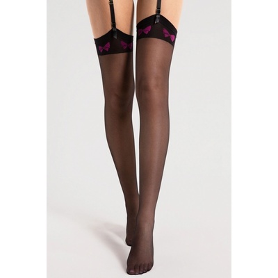 Fiore Punčochy na podvazkový pás Lola 20 DEN Černá – Zbozi.Blesk.cz