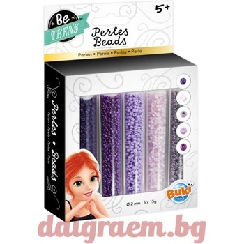 Image 1 of Buki France Комплект 5 цвята мъниста buki pe008 (bkpe008)