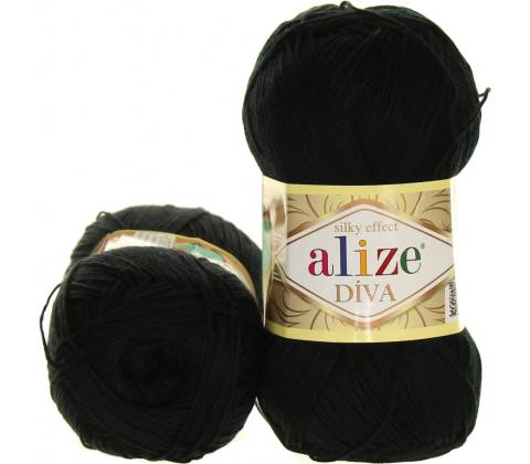 Alize Diva černá 60