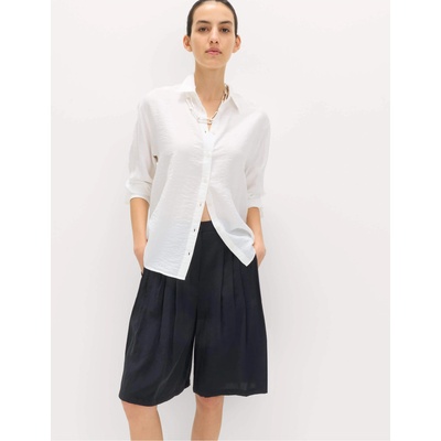 Marks & Spencer Дълги шорти със складки Marks & Spencer черно Marks & Spencer | Cheren | ЖЕНИ | 8