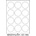 CDRmarket Самозалепващи етикети 60 mm, 12 етикети A4, 100 листа, кръгли (R0ECO.6060kA)