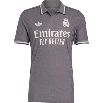 Adidas Mens Real Madrid Third Kit 2024 2025 - Charcoal