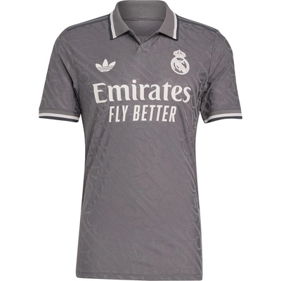 Adidas Mens Real Madrid Third Kit 2024 2025 - Charcoal
