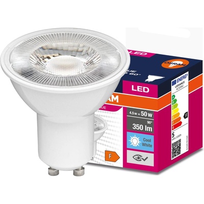 Osram LED žiarovka GU10 4,5W 50W 350lm 4000K Neutrálna 60° Value