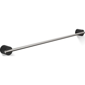 DECOR WALTHER Закачалка на релса за кърпи Stone 60 см матово стоманеночерно (0975265)