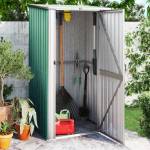 HABA Градинска барака зелена 118, 5x97x209, 5 см поцинкована стомана (V150899)