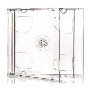 CD-BOX Единични с кристален трей (cd box clear)