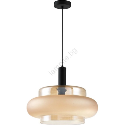 Candellux Пендел на кабел BRIZI 1xE27/40W/230V бежов/димчат (CA1157)