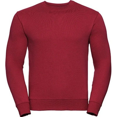 Russell unisex mikina z česané bavlny R-262M-0 Classic red