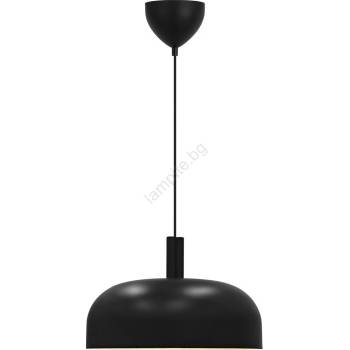 Nordlux - Пендел на кабел SANDRO 1xE27/15W/230V Ø 40 см, черен (NX0885)