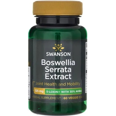 Swanson Boswellia Serrata Extract, 125 mg, 60 капсули, Swanson (SWU770)