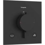 Hansgrohe Ecostat Comfort E - Скрит термостатен кран, за 2 уреда, черен мат 33716670 (33716670)