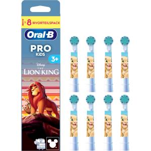 Oral-B Replacement Brushes Pro Kids 3+ Disney The Lion King, White, 8 Pieces - 8006530035835 - boombuy