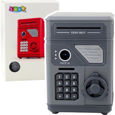 Elektronický trezor na peniaze pre deti šedý
