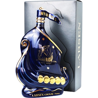 Larsen Invincible Night Blue Keramická Fľaša 40% 0,7 l (kartón)