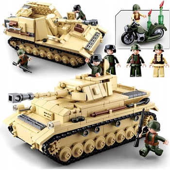 Sluban B0693 Veľký nemecký tank 2v1